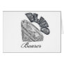Bling Bearer Wedding Gift Greeting Cards