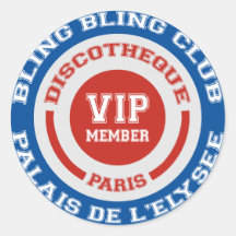 Bling Bling Club Sticker