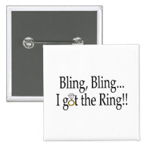 Bling Bling I Got The Ring Wedding Engagement Pin