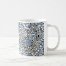 bling- cute swan mug