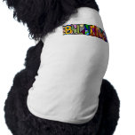BLING ~ PERSONALIZED BIG LETTER PET-WARE FOR DOGS! DOG TEE SHIRT