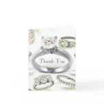 Bling Rings Wedding Thank You