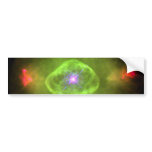 Blinking planetary in space bumper sticker