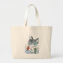 Blinking twinkle lights tote bag