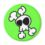 Blinky DemBones Fridge Magnets