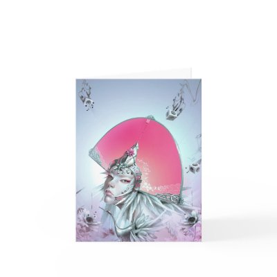 Bliss Blank Note Card by Yu_Cheng