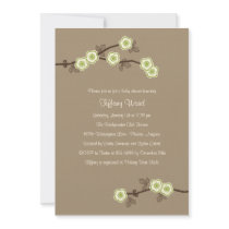 Blissful Blossoms Baby Shower Invitation