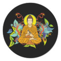 Blissful Buddha stickers