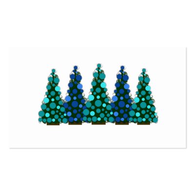 Blissfull Blue Christmas Tree Tags by HolidayFun