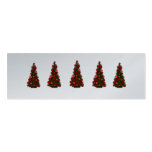 Blissfull Seasons Red Greetings Christmas Tags Business Card Templates