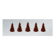Blissfull Seasons Red Greetings Christmas Tags Business Card Templates