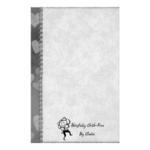 Blissfully Child-Free Stationery Design
