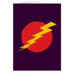 Blitz flash grußkarten