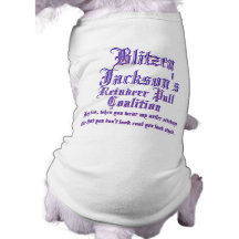 Blitzen Jacksons Reindeer Pull Coalition Doggie Tee