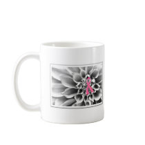Blk/Wht/Pink Ribbon 2 Sided Mug