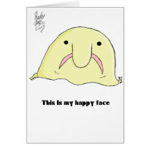Blobfish Greeting Cards