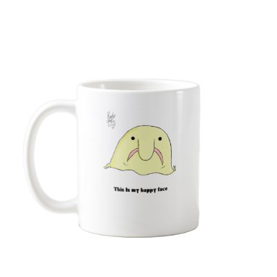 Blobfish Mug by RoboInvisaBunny