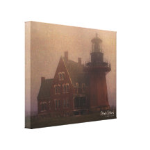 Block Island Lighthouse Canvas Stretched Canvas Prints