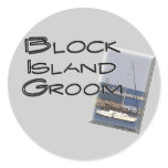 Block Island Weddings, Groom Sticker