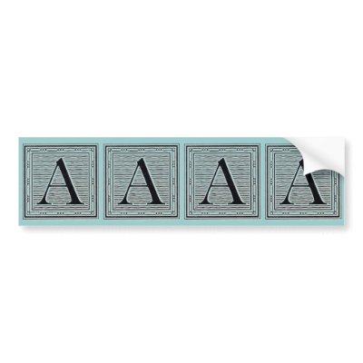 Block Letter "A" Woodcut Woodblock Initial by ZephyrusBooks