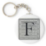 Block Letter "F" Woodcut Woodblock Inital