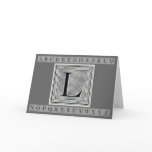 Block Letter "L" Woodcut Woodblock Inital
