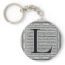 Block Letter "L" Woodcut Woodblock Inital