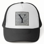Block Letter "Y" Woodcut Woodblock Inital