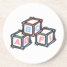 blocks drink coaster