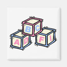 blocks fridge magnets
