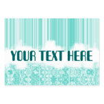 blocks n stripes blue business card template