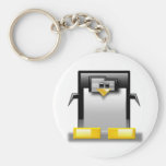 Blocky Tux Keychains