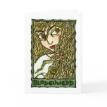 Blodeuwedd Greeting Card