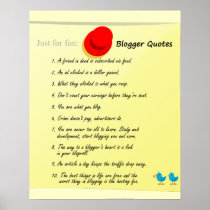 Blogger Quotes Poster