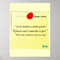 Blogger Quotes Posters