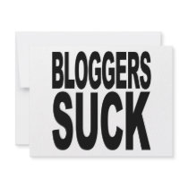 Bloggers Suck Personalised Invitations
