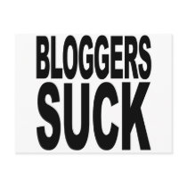 Bloggers Suck Postcards