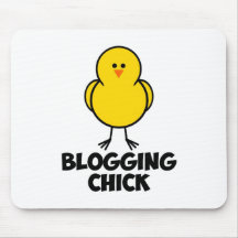 Blogging Chick Mousepads