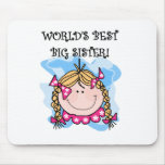 Blond Girl World's Best Big Sister Use Pad