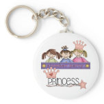Blond Slumber Party Princess Key Chain