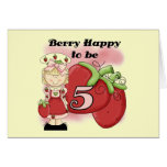 Blonde Berry Happy to be 5 Tshirts and Gifts Card