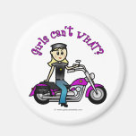 Blonde Biker Magnet