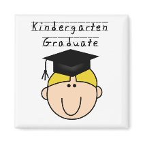 Blonde Boy Kindergarten Graduate Tshirts