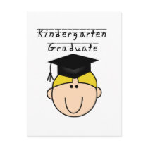 Blonde Boy Kindergarten Graduate Tshirts