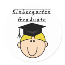 Blonde Boy Kindergarten Graduate Tshirts
