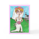 Blonde Bride & Bling - greeting/notecard