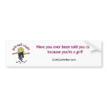 Blonde CSI Girl bumper stickers