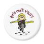 Blonde CSI Girl Refrigerator Magnet