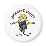 Blonde CSI Girl magnets