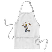 Blonde Do-It-Yourself Diva Aprons